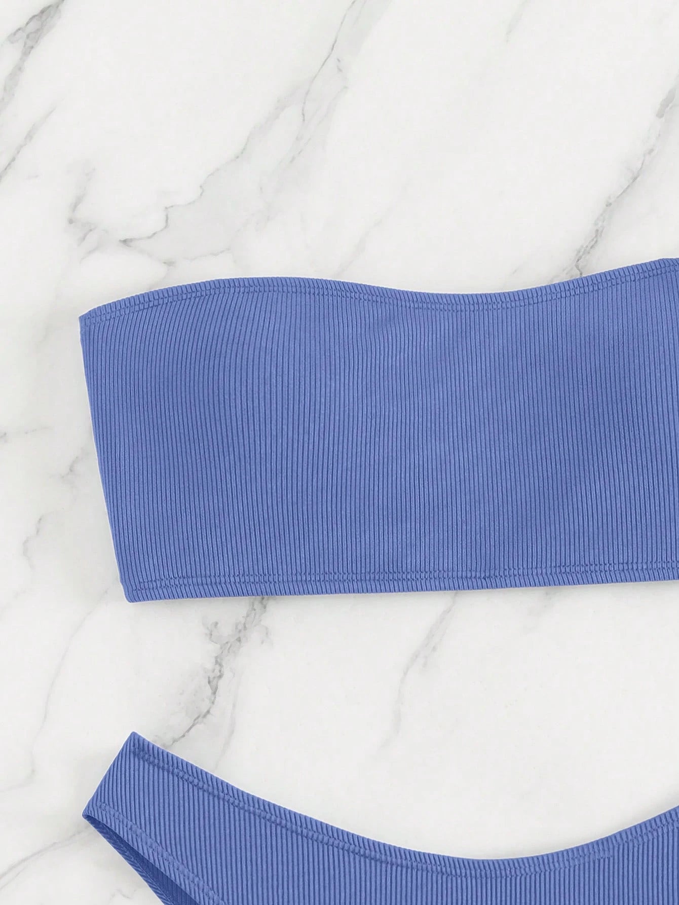 Azure Breeze Bandeau Bikini Set