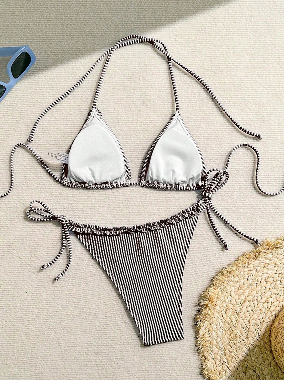 Sunset Glow Push-Up Bikini