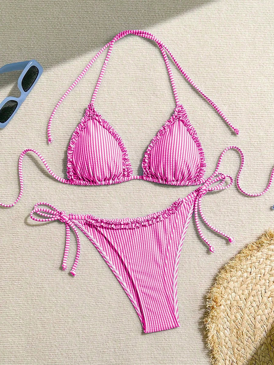 Sunset Glow Push-Up Bikini