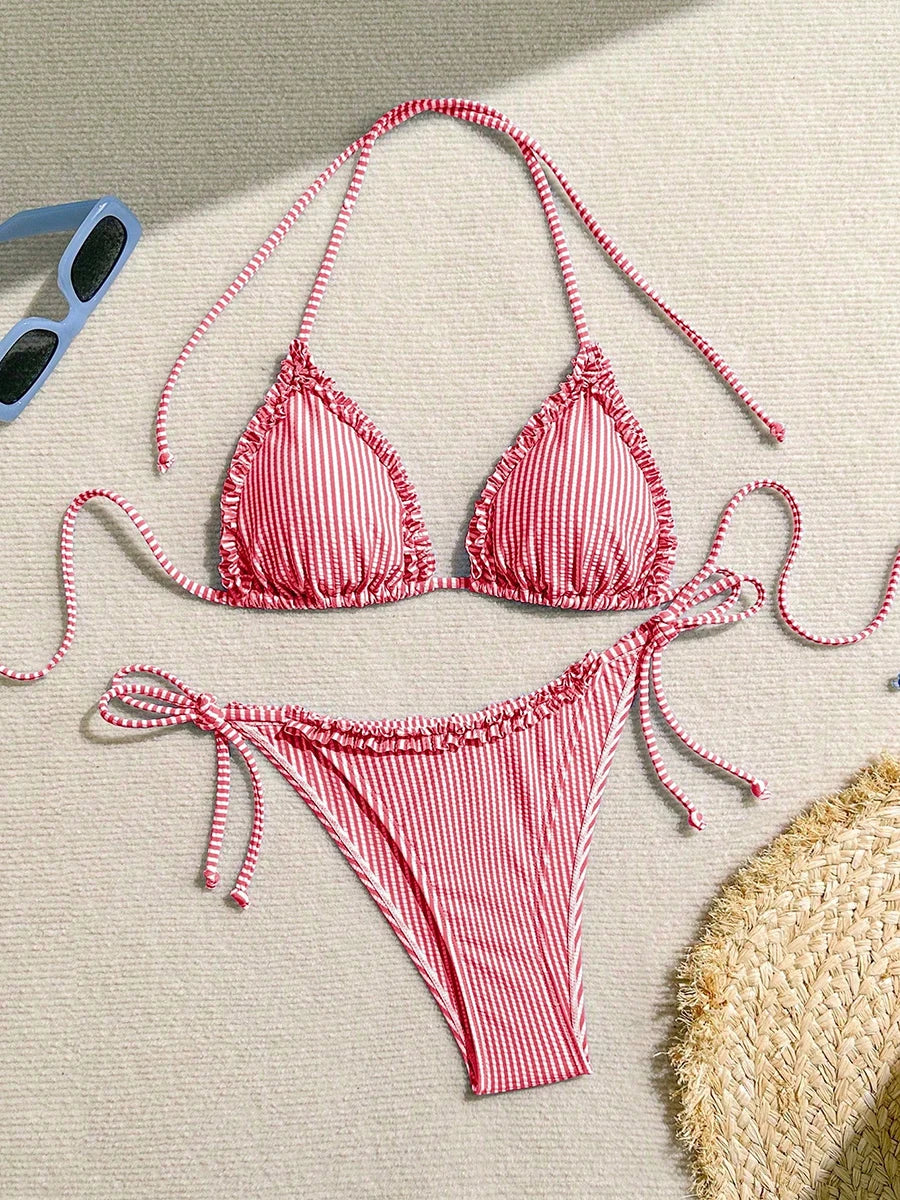 Sunset Glow Push-Up Bikini