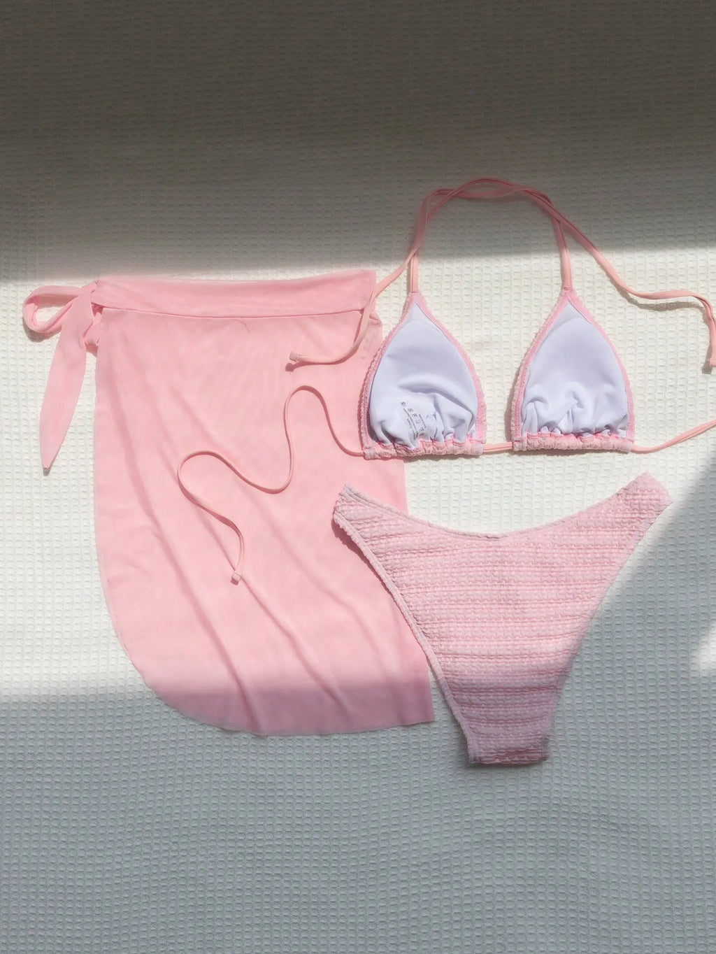 Blush Breeze 3-Piece Bikini Set