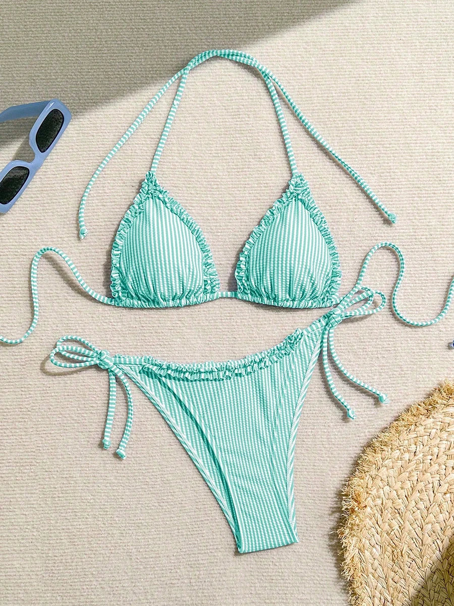 Sunset Glow Push-Up Bikini