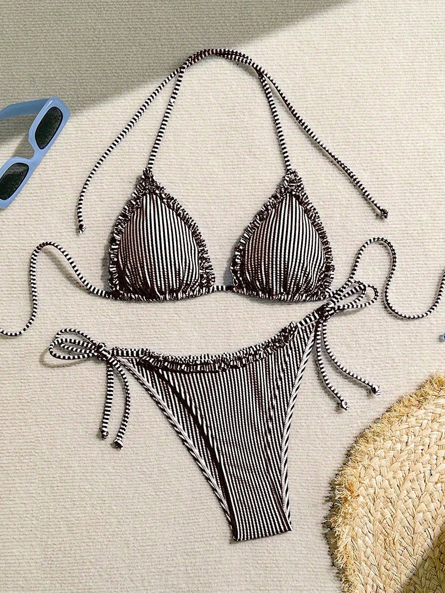 Sunset Glow Push-Up Bikini