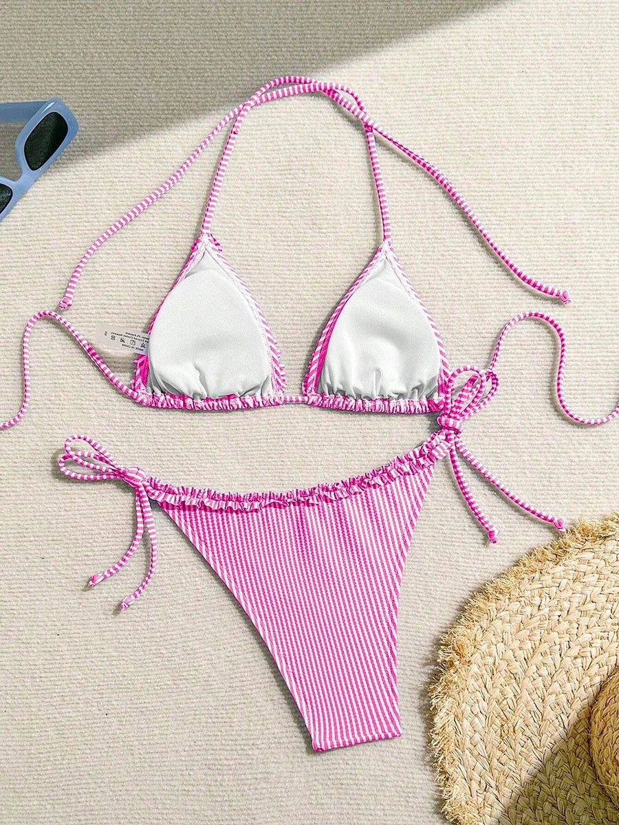 Sunset Glow Push-Up Bikini