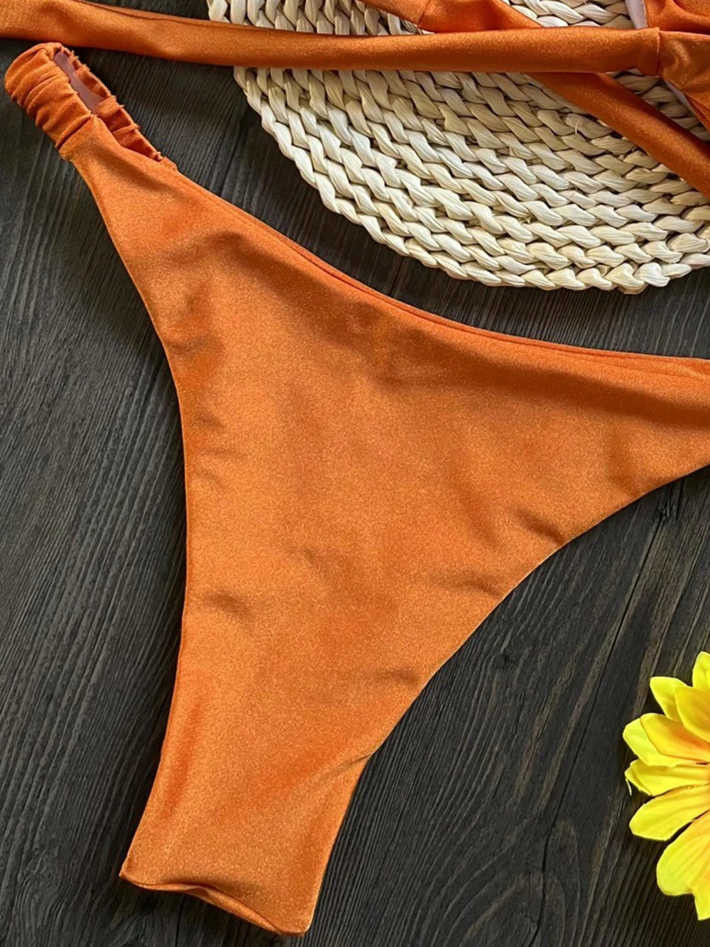 Golden Bloom Bikini