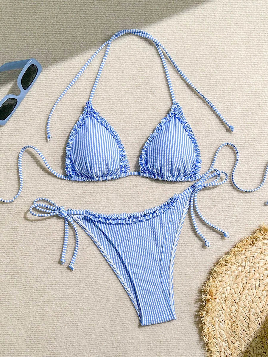 Sunset Glow Push-Up Bikini