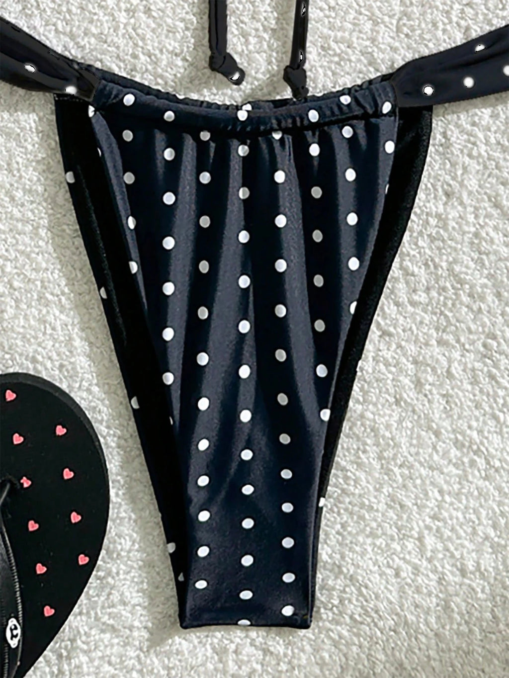 Midnight Dot Bow Bikini