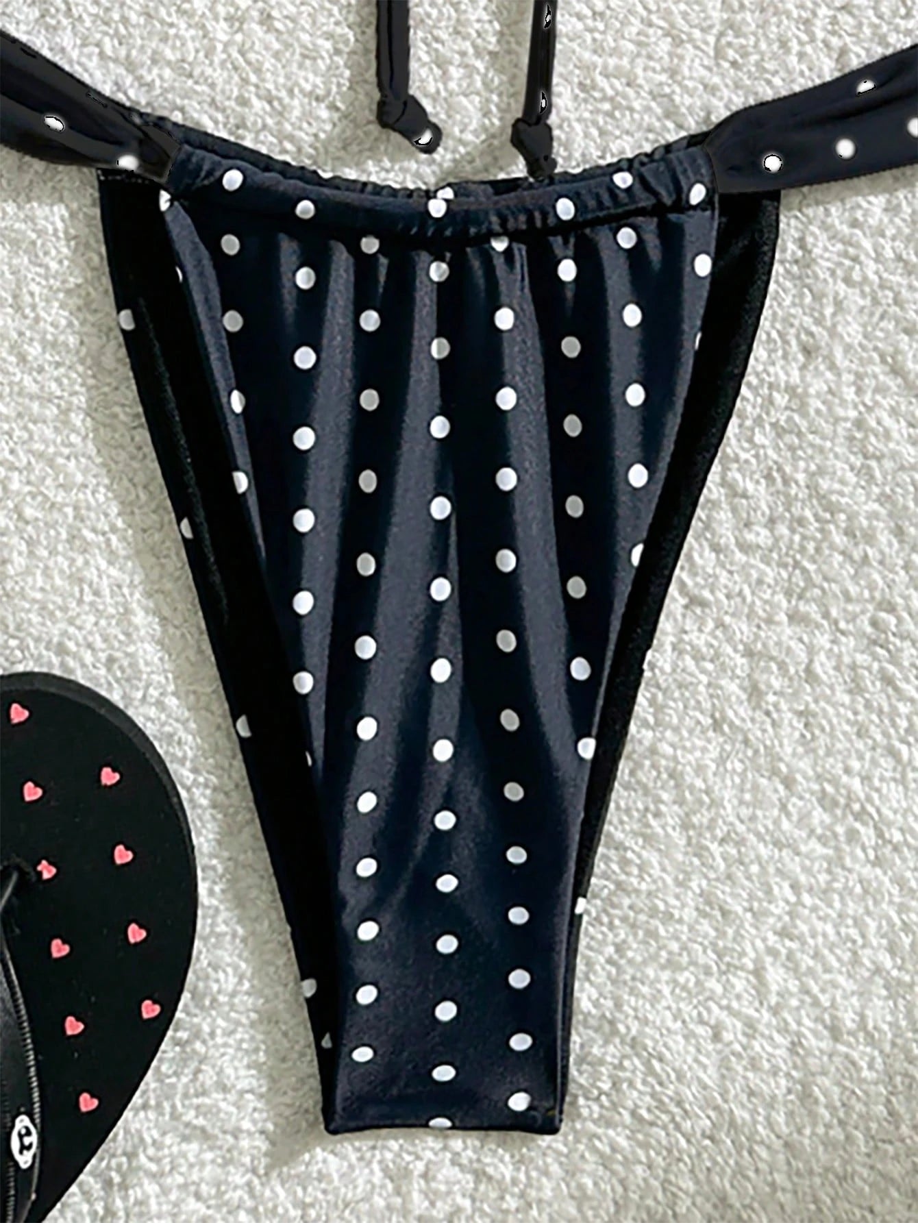 Midnight Dot Bow Bikini