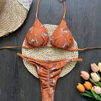 Sunny Dots Triangle Bikini