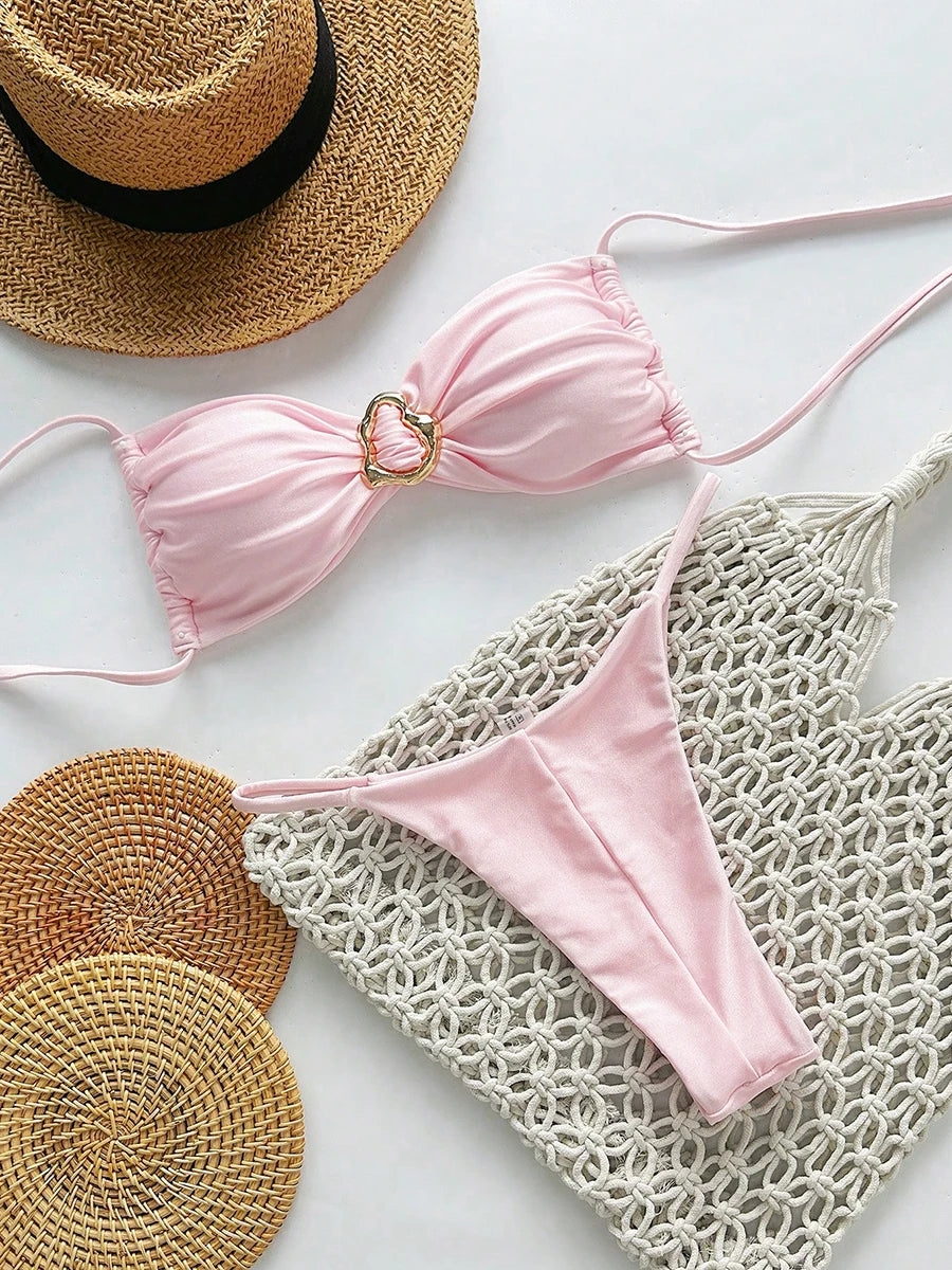 Bronze Goddess Bikini Set