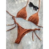 Sunny Dots Triangle Bikini